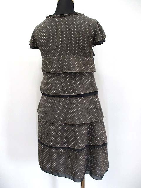 中古 プライベートレーベル Private Label 美品 シフォン ドット ティアード ワンピース 2 グレー 春夏 レディースの通販はau Pay マーケット ブランド古着のベクトル