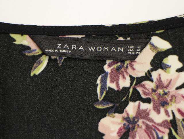 中古 ザラウーマン Zara Woman ボタニカル レトロフラワー ロングワンピース スキッパー M 黒 ブラック レディースの通販はau Pay マーケット ブランド古着のベクトル