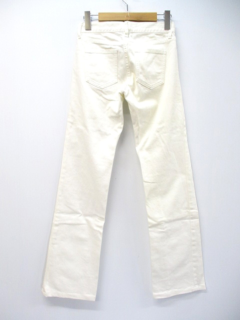 中古 アールジーン Earl Jean フレア カラー デニムパンツ 24 白 レディースの通販はau Pay マーケット ブランド古着のベクトル