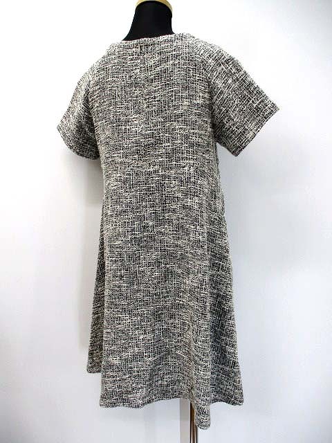 中古 イクコ Ikuko サマー ツイード ノーカラー ワンピース 2 レディースの通販はau Pay マーケット ブランド古着のベクトル