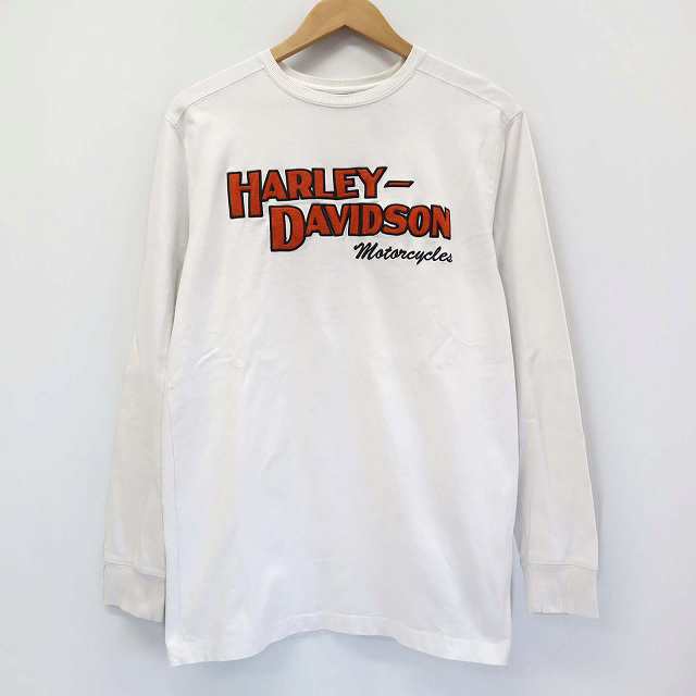 ハーレーダビッドソン プリントロゴ 長袖Tシャツ 鷲 バイク 