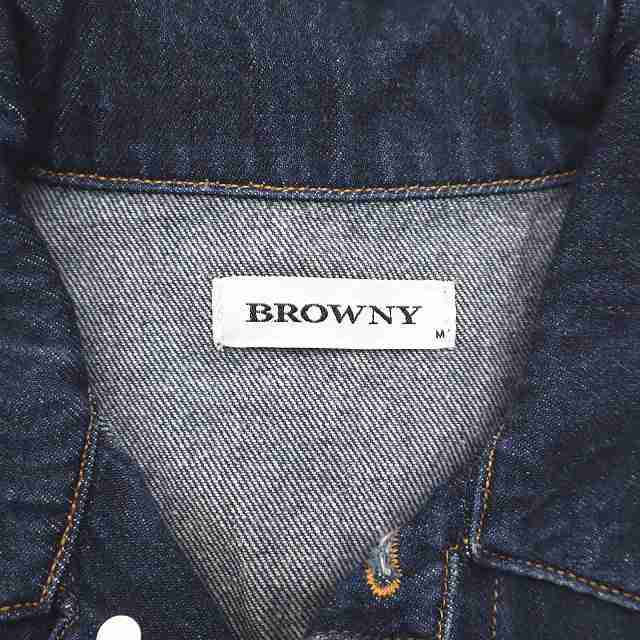 直販お値下 BROWNY ブラウニー デニムジャケット Gジャン M モコモコ