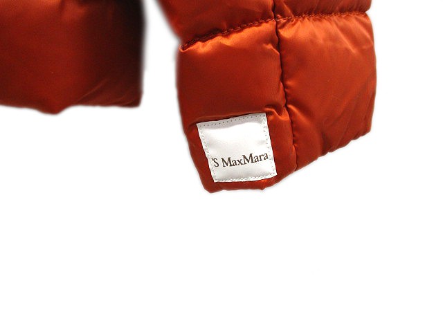 【中古】未使用品 Sマックスマーラ 'S Max Mara ナイロン ジップアップ ダウンジャケット ブルゾン 42(M～L)｜au PAY マーケット