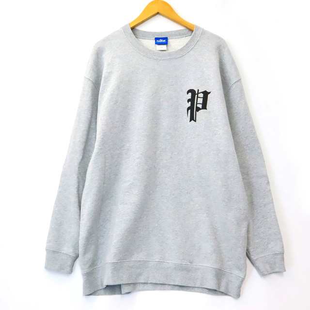 直営店に限定 【PHATRNK✙ふぁっとらんく】 Old Pロゴ SWEAT PK L 白