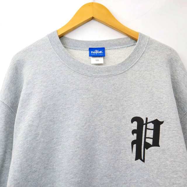 中古】PHATRNK ファットランク Old P Logo Sweat Shirt クルーネック P