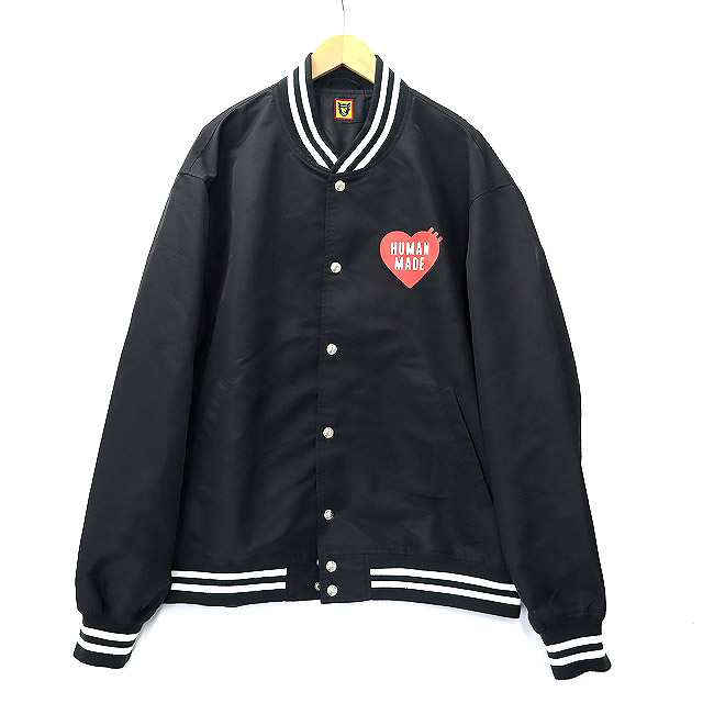 中古】HUMAN MADE ヒューマンメイド NYLON STADIUM JACKET ナイロン