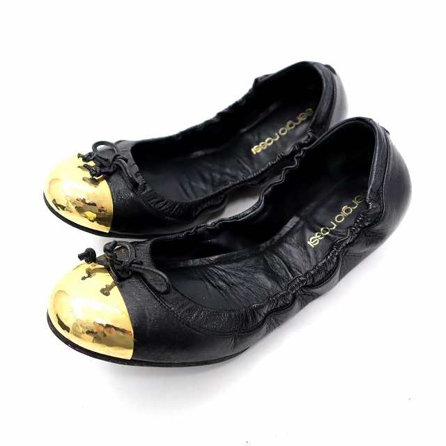 USED【repetto】黒バレエシューズ 35 22cm