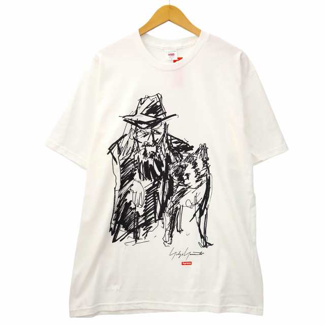 中古】未使用品 Supreme×Yohji Yamamoto 2020AW Scribble Portrait Tee ...