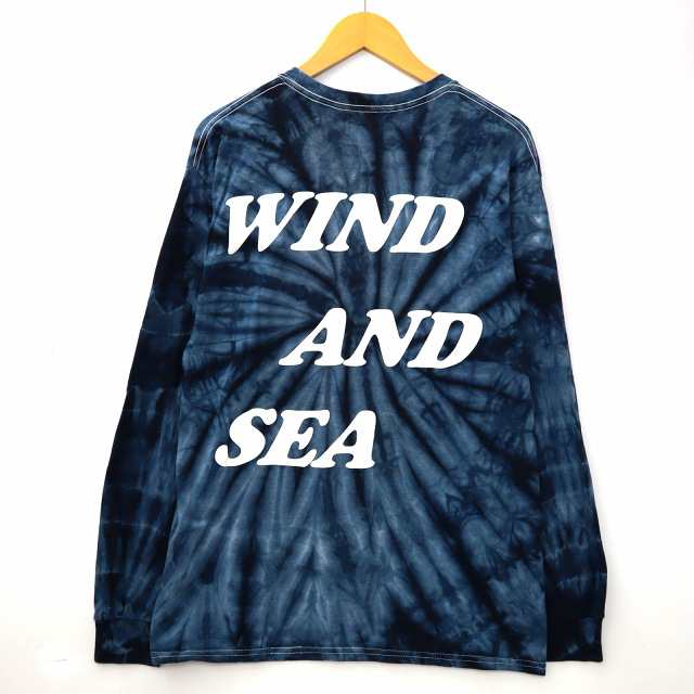 WIND AND SEA SEA TIE-DYE L/S TEE タイダイ 青