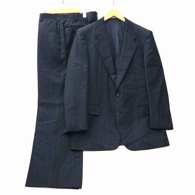 中古】ピエールカルダン Pierre Cardin ウール ストライプ スーツ 3点