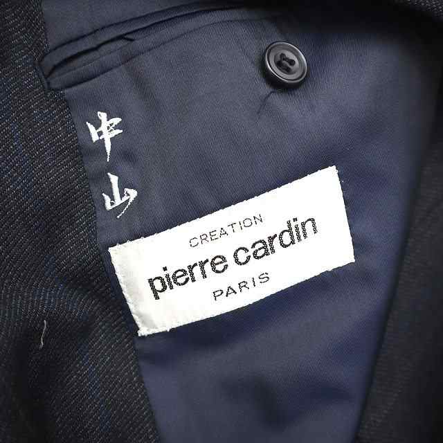 中古】ピエールカルダン Pierre Cardin ウール ストライプ スーツ 3点