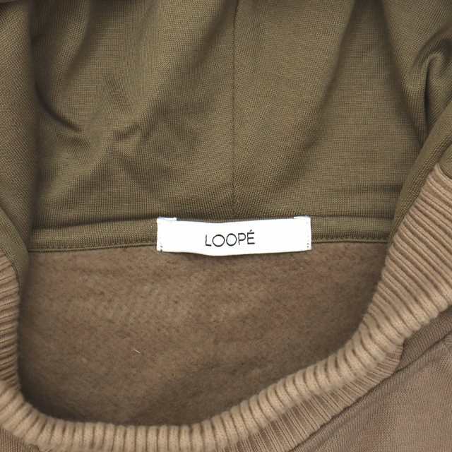 中古】LOOPE ルーペ 22AW OVERSIZE HIGH NECK HOODIE 生地 a