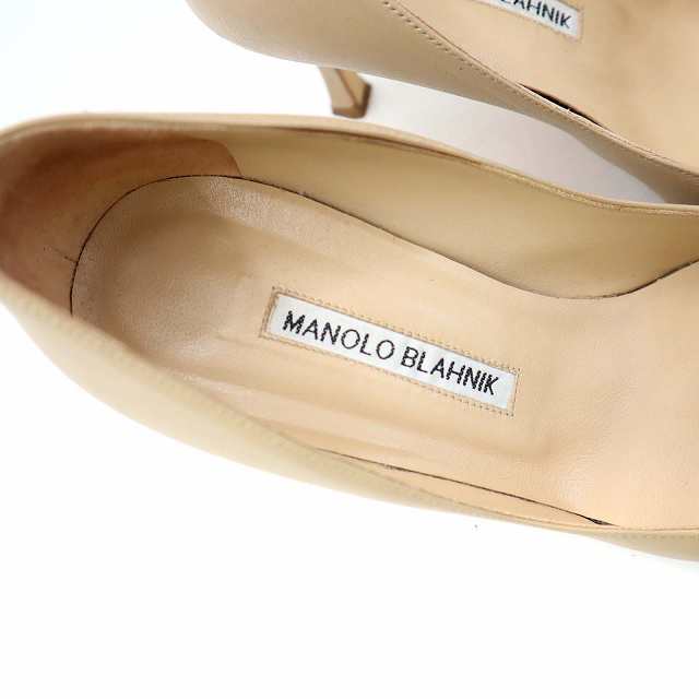 【中古】マノロブラニク MANOLO BLAHNIK VARENNA ヴァレンナ レザー ハイヒール パンプス 35 22cm相当 レディース｜au  PAY マーケット