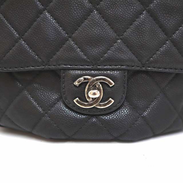 中古】シャネル CHANEL キャビアスキン ミニ マトラッセ チェーン ...