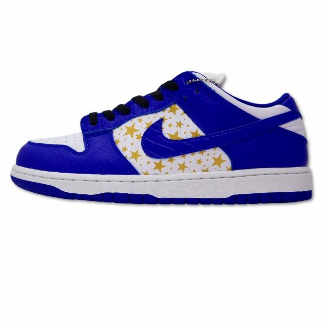 【中古】未使用品 NIKE SB×Supreme DH3228-100 DUNK LOW OG QS GOLD STARS ダンク ロー OG QS スニーカー 27.5cm