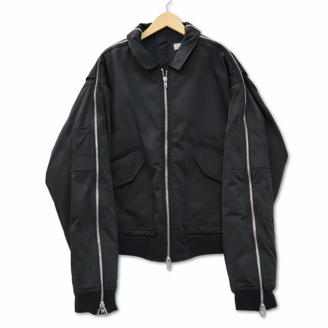 【中古】game G chic.n C ZIP-UP DESIGN DOWN JACKET ジップアップデザイン ダウンジャケット ブラック の通販は