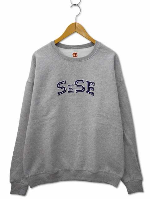 【中古】SEE SEE シーシー 2024SS BOOTLEG CREW クルーネック プリント スウェット トレーナー XL GRAY(グレー)