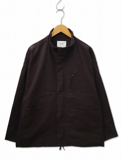 未使用 1PIU1UGUALE3 GOLF 3 ベージュ MOCK NECK KNIT LOGO RIB