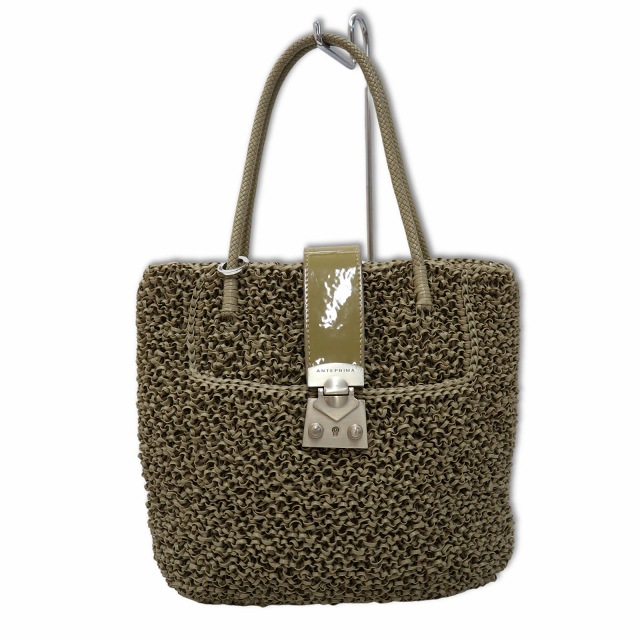 中古】アンテプリマ ANTEPRIMA プッシュロック ワイヤー ハンドバッグ  