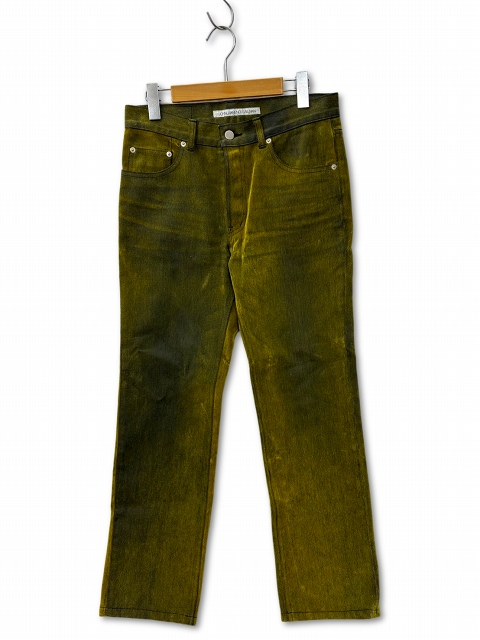 【中古】ジョンローレンスサリバン 5POCKET FLOCKED DENIM PANTS 5ポケット フロック デニムパンツ 44(S)の通販は 8,400円