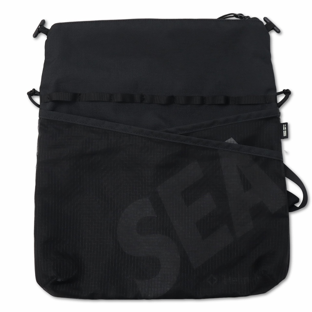 【中古】ウィンダンシー ×ヘリノックス Sacoche Standard Big ナイロン サコッシュ スタンダード ビッグ ブラック の通販はショルダーバッグ