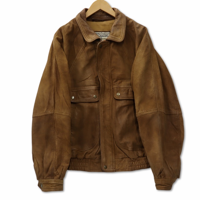 【中古】ニュージーランド アウトバック クーパーコレクション レザー フライトジャケット ブルゾン  の通販は 5,893円