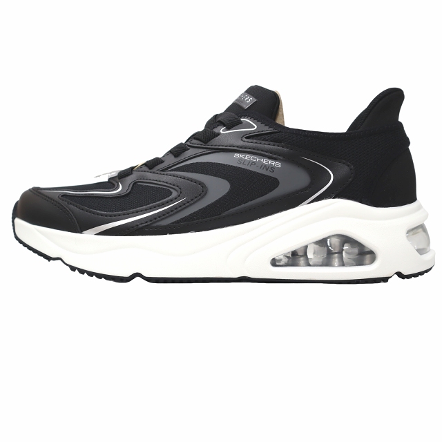 【中古】未使用品 SKECHERS 26.5cm TRES-AIR UNO-VISION-AIRY スニーカー US8.5 ブラック 183083 メンズの通販は 10,800円