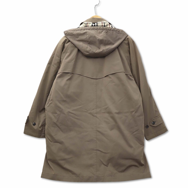 バーバリーロンドン BURBERRY LONDON フード付き ステンカラーハーフ