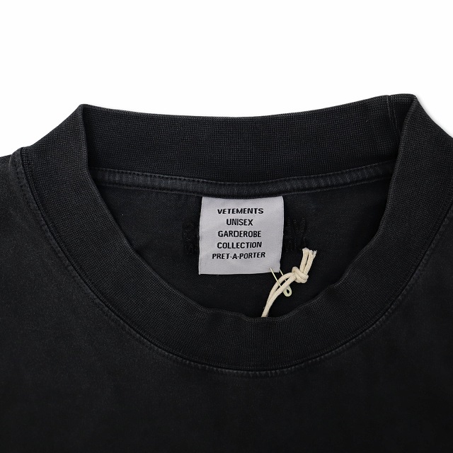【中古】VETEMENTS ヴェトモン 2024SS ROYAL LOGO T-SHIRT クルーネック ロイヤル ロゴ 半袖 Tシャツ カットソー XS_2