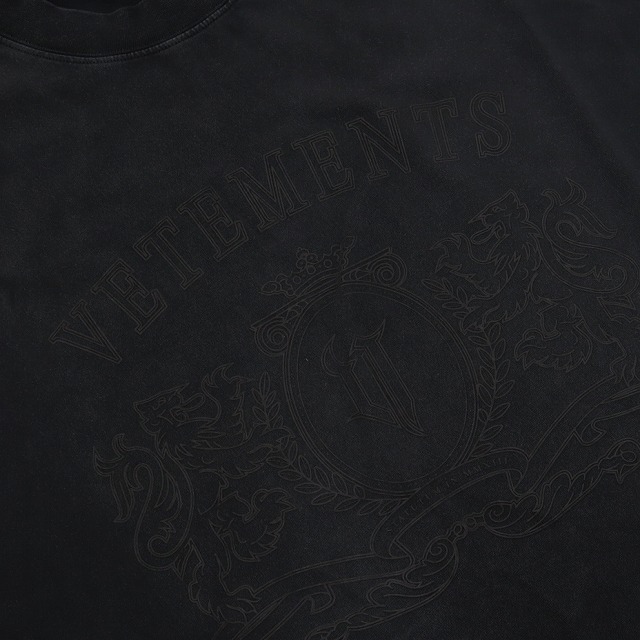 【中古】VETEMENTS ヴェトモン 2024SS ROYAL LOGO T-SHIRT クルーネック ロイヤル ロゴ 半袖 Tシャツ カットソー XS_5