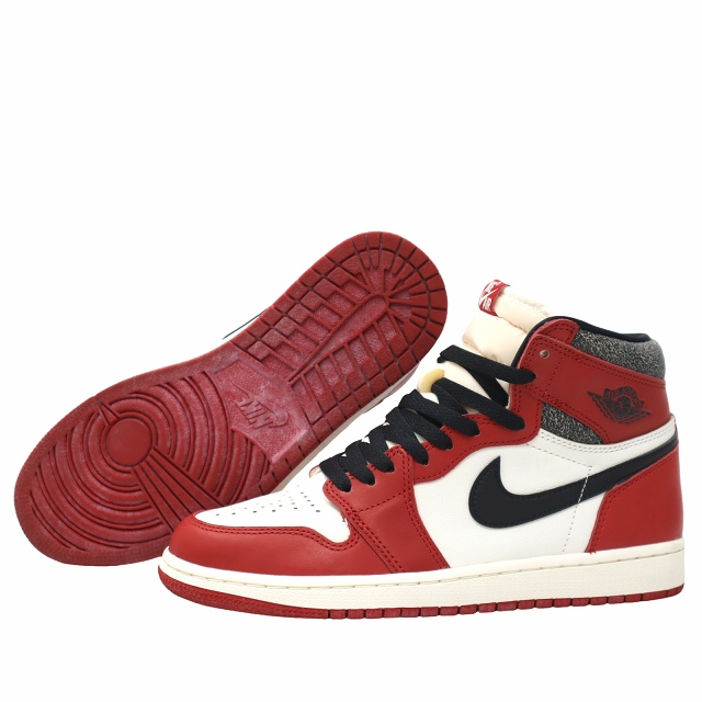 【中古】NIKE 26.5cm AIR JORDAN 1 HIGH OG LOST&FOUND / CHICAGO スニーカー US8.5 DZ5485-612 メンズ