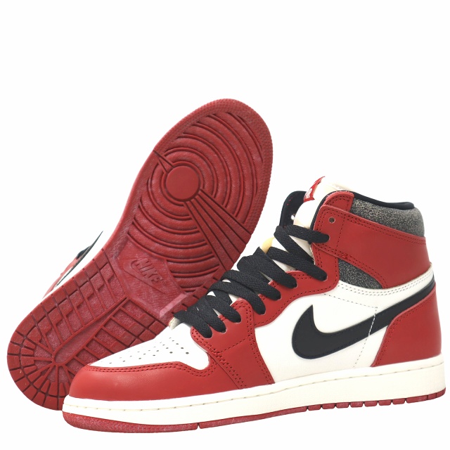 【中古】NIKE 26.5cm AIR JORDAN 1 HIGH OG LOST&FOUND / CHICAGO スニーカー US8.5 DZ5485-612 メンズ