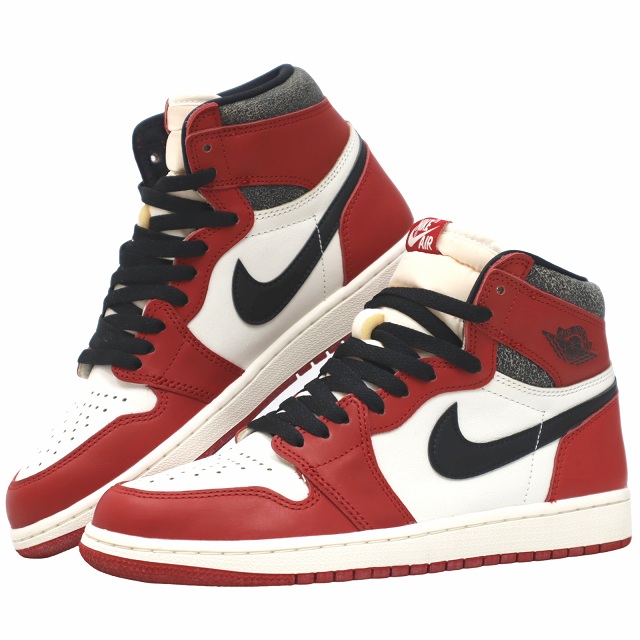 【中古】NIKE 26.5cm AIR JORDAN 1 HIGH OG LOST&FOUND / CHICAGO スニーカー US8.5 DZ5485-612 メンズ