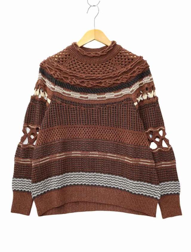 DRAWER ドゥロワー カーディガン サックス サイズ:2(M) | ファー