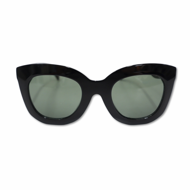 【中古】セリーヌ CELINE CL4005FN フルリム セルフレーム サングラス 49□25 BLACK(ブラック) レディース