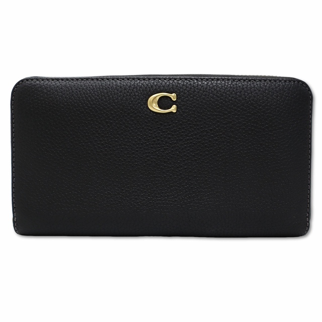 中古】コーチ COACH CR547 レザー アコーディオン ジップ ウォレット