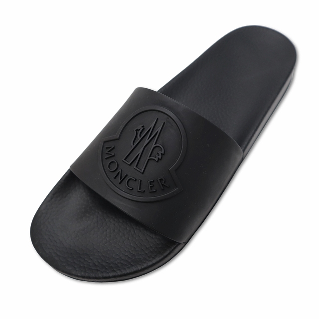 中古】モンクレール MONCLER BASILE ロゴ ラバー スライド