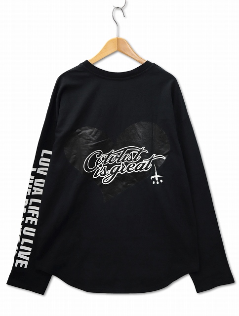 cvtvlist ロンT　長袖Tシャツ 3Dロゴ】CVTVLIST カタリスト デザインロングスリーブ (Tシャツ