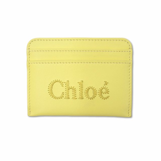 【中古】クロエ CHLOE CHC23SP868 36L SENSE CARDHOLDER センス シャイニーカーフレザー カードホルダー ケース