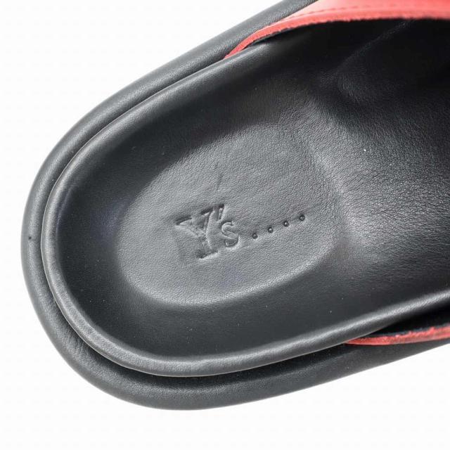 中古】ワイズ Y's レザー ダブルモンクストラップ サンダル 5(27cm相当