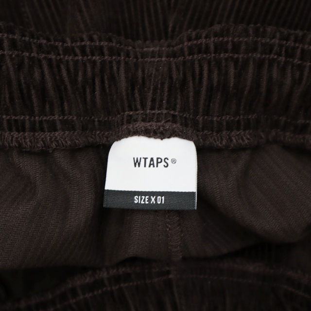 【中古】WTAPS 24AW SDDT2003 / Trousers / Cotton Corduroy コーデュロイ パンツ 01 ブラウン 242TQDT-PTM05 メンズ 中古】WTAPS 24AW SDDT2003 / Trousers / Cotton Corduroy