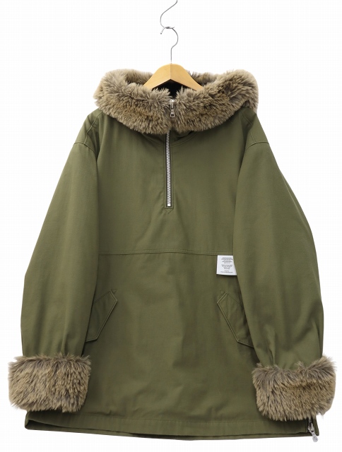 【中古】WTAPS NARWHAL JACKET / NYCO. SATIN ニコ サテン ノーファル ジャケット 03 カーキ 202WVDT-JKM04 メンズ