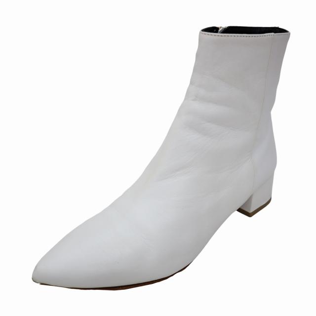 FABIO RUSCONI ブーツ ショートブーツ37 FABIO RUSCONI（ファビオルスコーニ） ショートブーツ 37 ホワイト