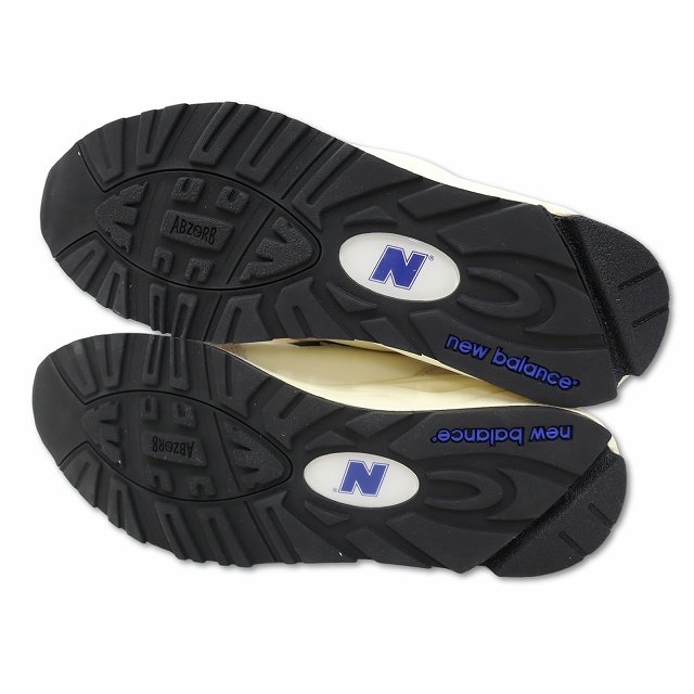 【中古】未使用品 ニューバランス NEW BALANCE M990WB2 990V2 "White/Navy" ローカット スニーカー 28.5cm 訳あり