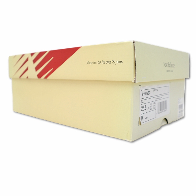 【中古】未使用品 ニューバランス NEW BALANCE M990WB2 990V2 "White/Navy" ローカット スニーカー 28.5cm 訳あり