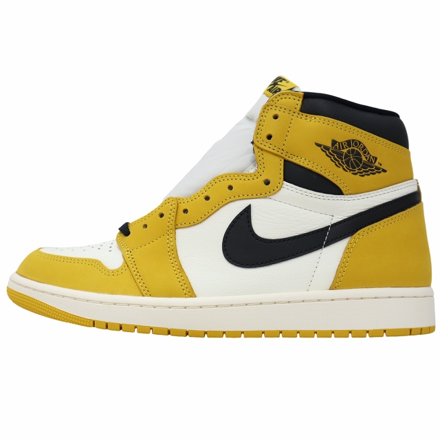 【中古】未使用品 ナイキ NIKE 28.5cm AIR JORDAN 1 RETRO HIGH OG YELLOW OCHRE スニーカー US10.5 メンズ