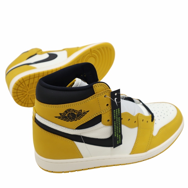 【中古】未使用品 ナイキ NIKE 28.5cm AIR JORDAN 1 RETRO HIGH OG YELLOW OCHRE スニーカー US10.5 メンズ
