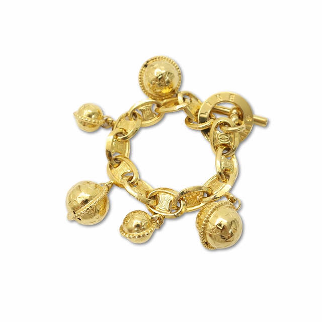 CELINE ブレスレット マカダム CELINE ゴールド ヴィンテージ マカダム