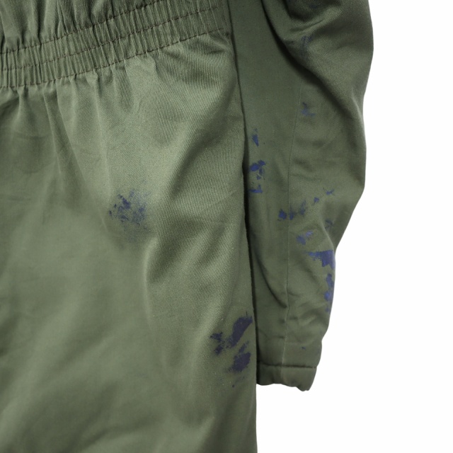 【中古】L.L.BEAN 50〜60s ヴィンテージ 筆記体タグ 裏キルト フーデッド ミリタリー コート 40 カーキ メンズ