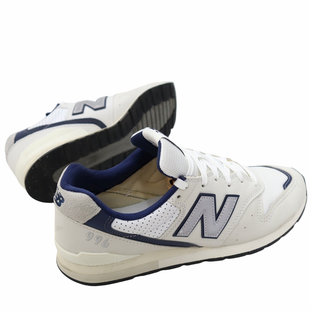 【中古】NEW BALANCE 27.5cm 996 HQ2 ランニングスタイル スニーカー US9.5 WHITE ホワイト CM996HQ2 メンズ